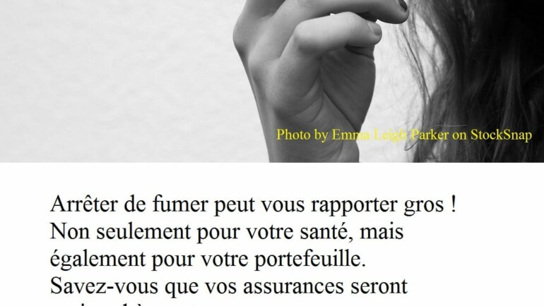 Bonne résolution : Arrêter de fumer  donne une réduction sur vos contrats « Revenu Garanti »